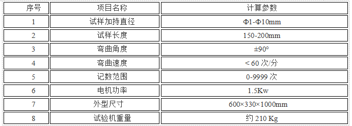 JWJ-10金屬線材反復彎曲試驗機